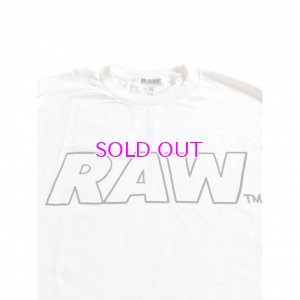 画像1: RAW HANDWRITING LOGO TEE