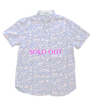 画像1: J.CREW Slim short-sleeve printed shirt