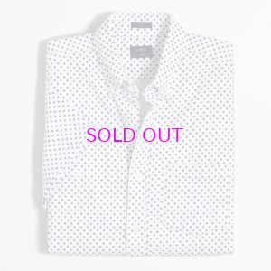 画像2: J.CREW / Slim short-sleeve printed oxford shirt