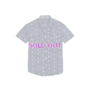 画像1: J.CREW Slim short-sleeve printed shirt