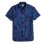 画像1: J.CREW Short-sleeve Indian madras shirt in blue patchwork (1)