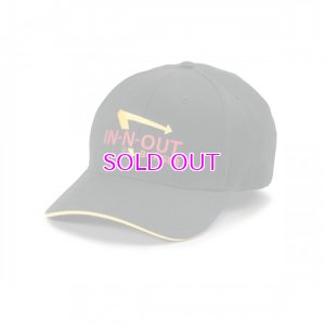 画像1: IN-N-OUT-BURGER / BLACK LOGO HAT