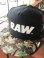 画像1: RAW /LOGO MESH TRUCKER SNAPBACK HAT (1)