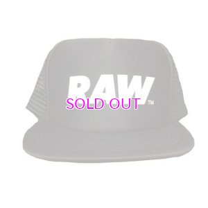 画像2: RAW /LOGO MESH TRUCKER SNAPBACK HAT