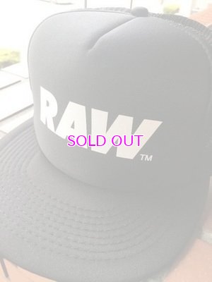 画像1: RAW /LOGO MESH TRUCKER SNAPBACK HAT