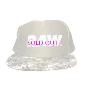 画像2: RAW /LOGO MESH TRUCKER SNAPBACK HAT