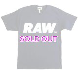 RAW BIG LOGO TEE.