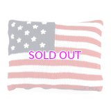 POLO RALPH LAUREN USA FLAG KNIT PILLOW