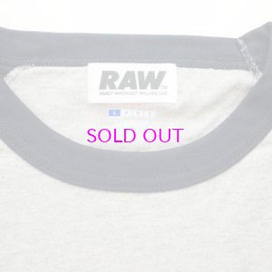 画像3: RAW BIG LOGO 5.2 OZ. RAGLAN T-SHIRT