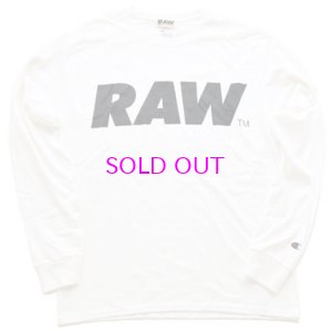 画像1: RAW BIG LOGO L/S T-SHIRT(CHAMPION®)