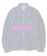 Lafayette CLASSIC WASHED DENIM FATIGUE SHIRT