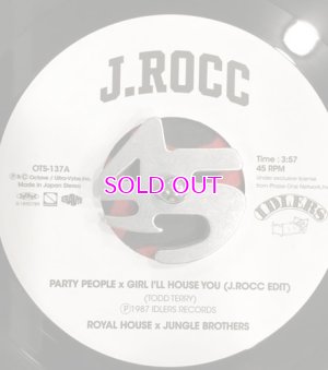 画像2: ROYAL HOUSE (EDIT BY J.ROCC) / PARTY PEOPLE X GIRL I'LL HOUSE YOU (J.ROCC EDIT) / THE JOURNEY (J.ROCC EDIT)