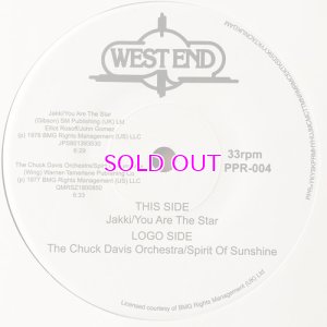 画像1: JAKKI / YOU ARE THE STAR b/w CHUCK DAVIS ORCHESTRA /SPRIT OF SUNSHINE 7inch