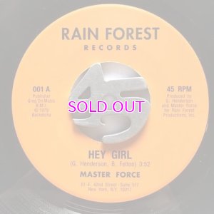 画像1: Master Force ‎– Hey Girl / Don't Fight The Feeling 7inch  