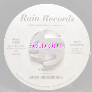 画像2: GREG HENDERSON / DREAMIN 7inch  