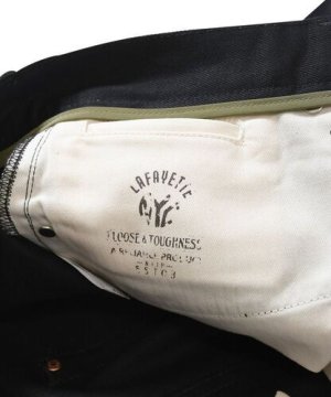 画像6: Lafayette 5 POCKET BLACK DENIM PANTS - BAGGIE FIT