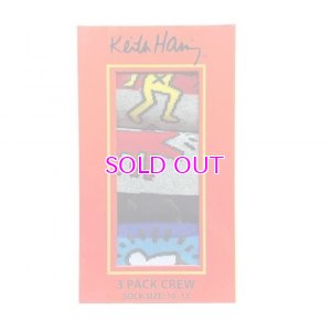 画像3: Keith Haring Men 3 Pack Crew socks (size 10-13)
