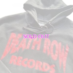 画像1: DEATH ROW RECORDS LOGO PULL OVER FLEECE HOODIE