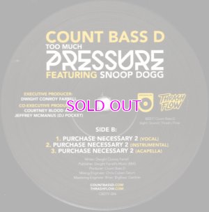 画像4: COUNT BASS D  / TOO MUCH PRESSURE 12"