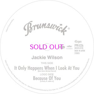 画像1: JACKIE WILSON / It Only Happens When I Look At You / Because Of You 7"