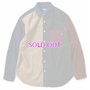 画像1: LFYT / L LOGO BIG SILHOUETTE CORDUROY SHIRT