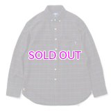 LFYT / L LOGO BIG SILHOUETTE PLAID SHIRT