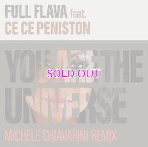 画像1: FULL FLAVA /  YOU ARE THE UNIVERSE(Michele Chiavarini Edit) / GLOW OF LOVE (Rob Hardt Edit) 7"