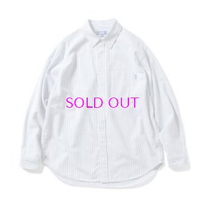 画像1: LFYT BIG SILHOUETTE STRIPED OXFORD SHIRT