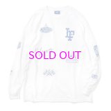 LFYT ALLOVER CHAMPION EMBLEM L/S TEE 
