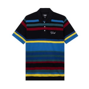 画像1: TIRED / STRIPED POLO 