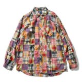 LFYT PATCHWORK BIG SILHOUETTE SHIRT