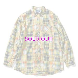 画像1: LFYT PATCHWORK BIG SILHOUETTE SHIRT