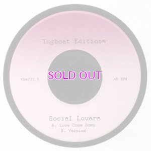 画像1: SOCIAL LOVERS / LOVE COME DOWN (Black Vinyl) 7"