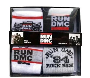 画像1: RUN DMC 4 Pack Mens Crew Socks