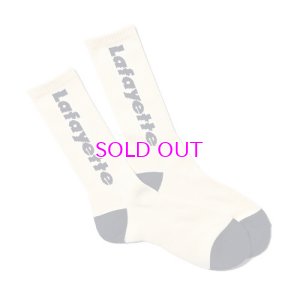 画像1: LFYT Lafayette LOGO CREW SOCKS 