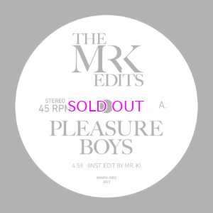画像2: MR.K (DANNY KRIVIT) / Visage / Peter Godwin – Pleasure Boys / Emotional Disguise 7"