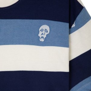 画像3: TIRED / SAD SKULL STRIPED JACQUARD SS 