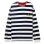 画像1: TIRED / SQUIGGLY LOGO STRIPED POCKET LS (1)