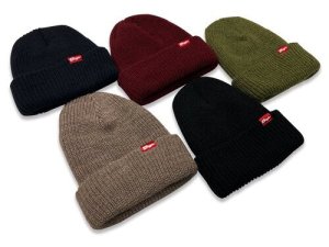 画像1: SD "RED TAB" 1POINT BRONER KNIT CAP