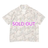 LFYT - PATTERNED OPEN COLLAR S/S SHIRT 