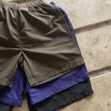 upriseMARKET Embroidery Logo Nylon Easy Shorts