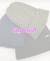upriseMARKET "UPM "CABLE KNIT CAP 