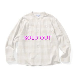 画像3: LFYT / NEP TWILL CHECK BAND COLLAR SHIRT