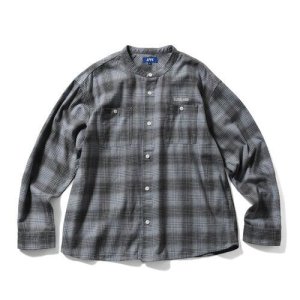 画像4: LFYT / NEP TWILL CHECK BAND COLLAR SHIRT