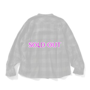 画像5: LFYT / NEP TWILL CHECK BAND COLLAR SHIRT
