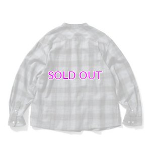 画像7: LFYT / NEP TWILL CHECK BAND COLLAR SHIRT