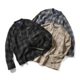 LFYT / NEP TWILL CHECK BAND COLLAR SHIRT