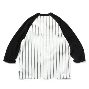 画像4: LFYT - PINSTRIPE RAGLAN SLEEVE TEE 