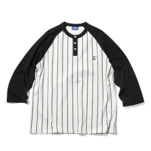 画像2: LFYT - PINSTRIPE RAGLAN SLEEVE TEE 