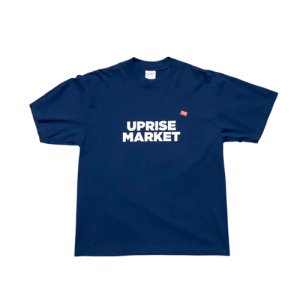 画像2: upriseMARKET / Standard Logo +Tag Garment Dye Tee